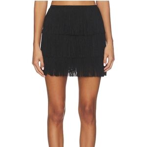 Gap Black Fringe Party Skirt - Sz 2